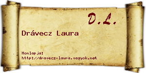 Drávecz Laura névjegykártya